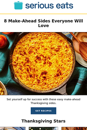 8 Make-Ahead Sides Everyone Will Love