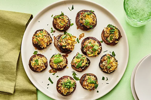 Savory Sausage-Stuffed Mushrooms