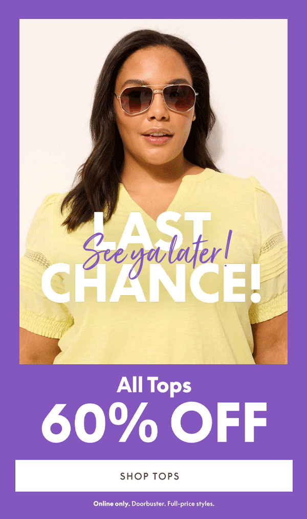 Tops 60% Off