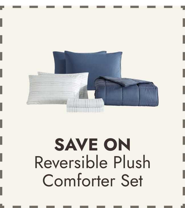 Calvin Klein Reversible Plush Comforter Bonus Set