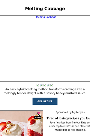 Melting Cabbage