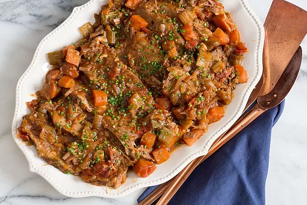 Jewish-Style Braised Brisket 