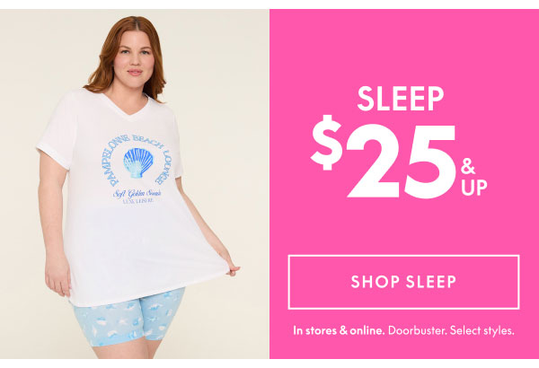 Shop Sleep $25 and Up