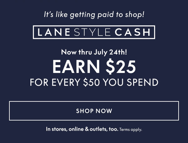 Earn $25 for Every $50 You Spend