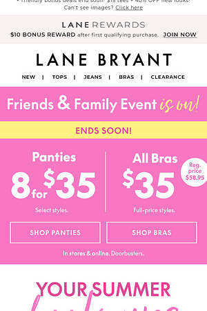8/$35 Panties + our softest $35 bras to match