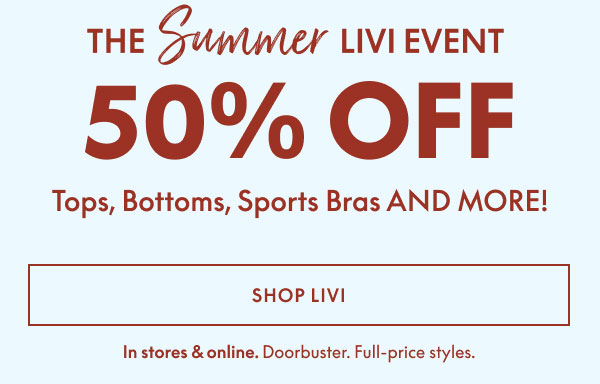 LIVI 50% Off
