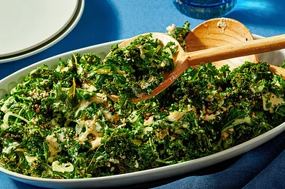 Roasted Kale Tahini