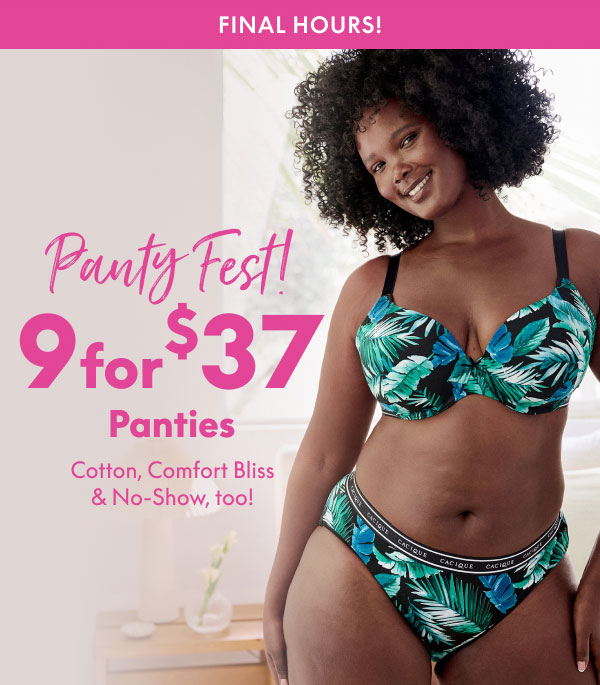 Panty Fest! 9 for $37 Panties
