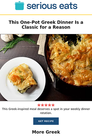 This One-Pot Greek-Inspired Dinner Is a Classic for a Reason