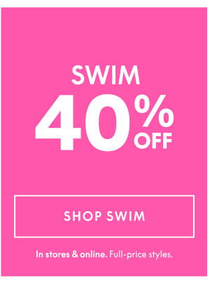  Swim 40% Off