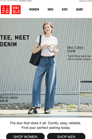 Easy tees + classic jeans