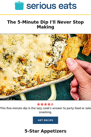 The 5-Minute Dip I'll Never Stop Making