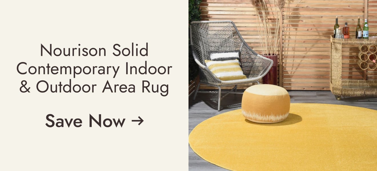 Nourison Essentials Solid Contemporary Indoor/Outdoor Area Rug