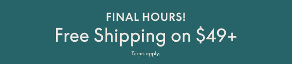 Free Shipping on $49+