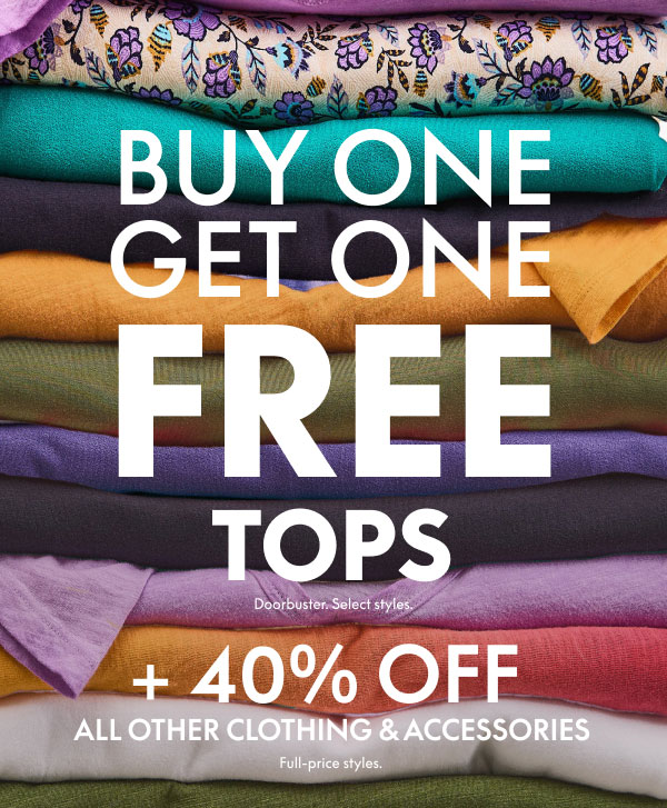 BOGO Free Tops