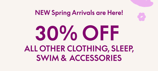 Shop New Arrivals 30% Off