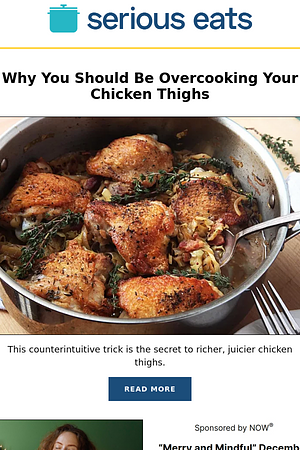 Why You Should Be Overcooking Your Chicken Thighs