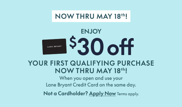 $30 Off First Qualifying Purchase 