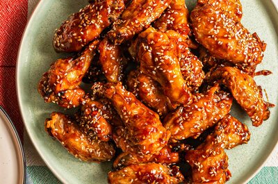 Crispy Miso-Caramel Oven-Fried Chicken Wings