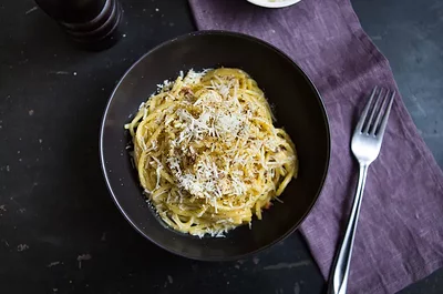 Spaghetti With Carbonara Sauce