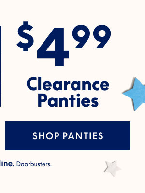 Clearance Panties $4.99