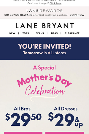 Join us! Special celebration IN STORES TMRW