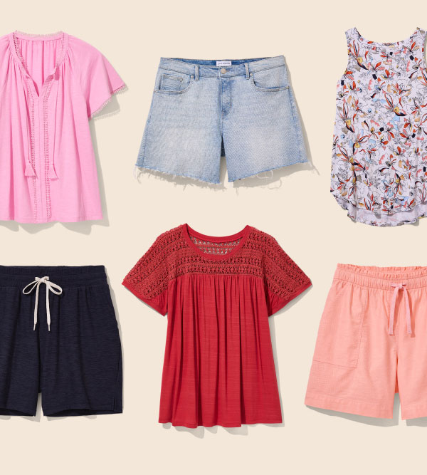 Tops, Shorts and Crops 50% Off