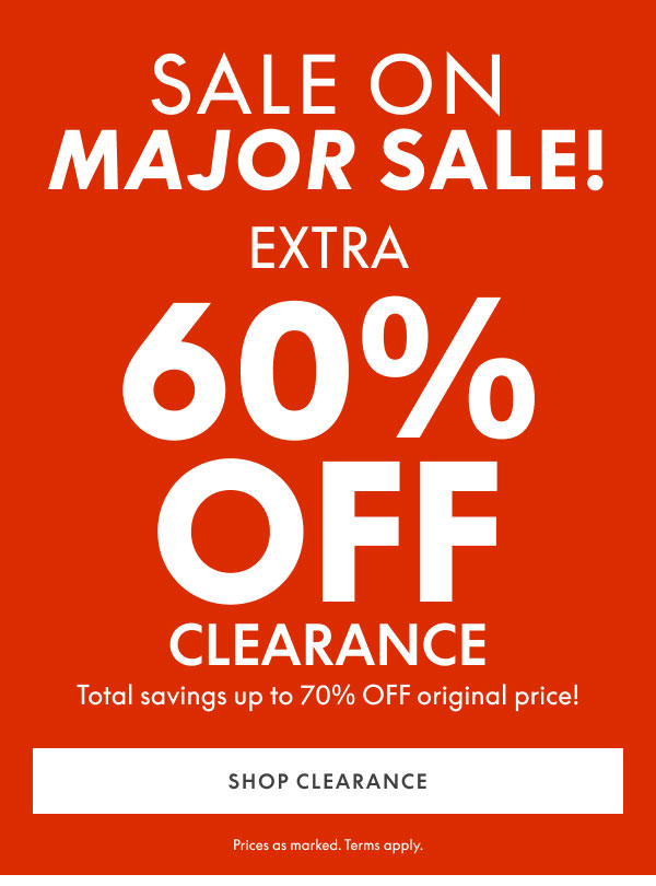 60% Off Clearance