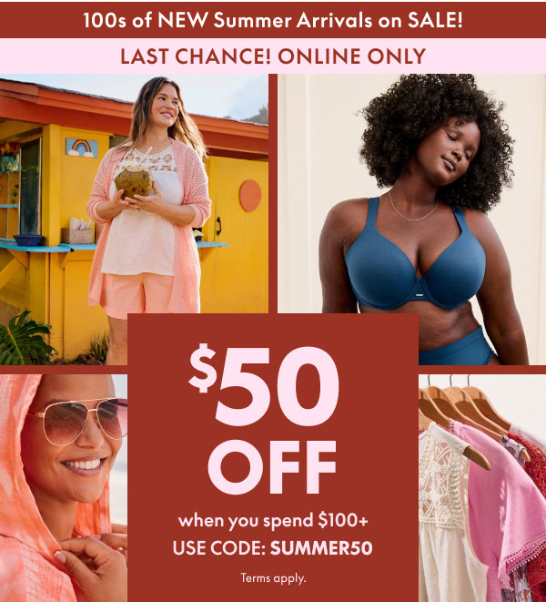 $50 Off $100+