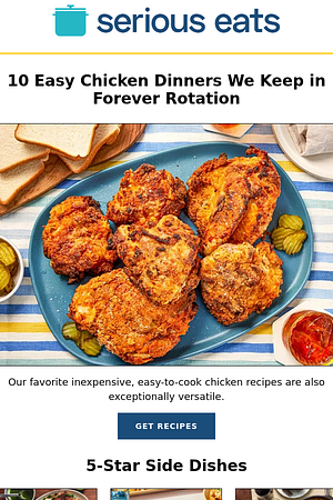 10 Easy Chicken Dinners We Keep in Forever Rotation