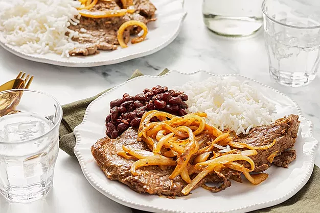Puerto Rican Steak and Onions