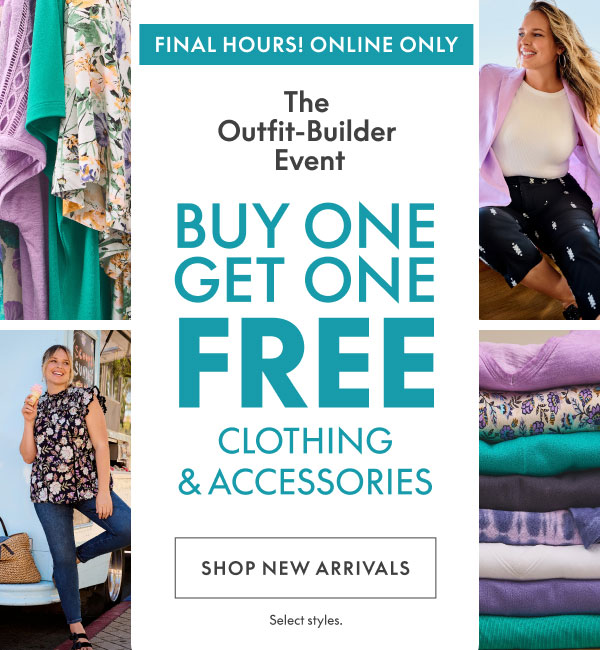 BOGO Free Clothing & Accessories