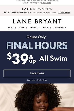 👙Dive in quick! ALL SWIM $39 & UP ENDS TONIGHT🩱