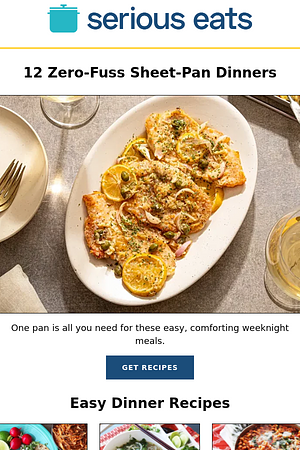 12 Zero-Fuss Sheet-Pan Dinners