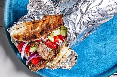 Greek American Lamb Gyros