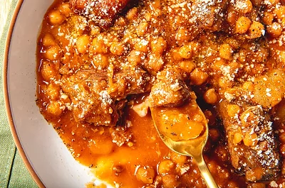 Italian Chickpea and Pork Rib Stew