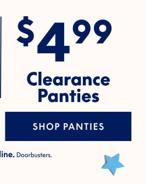 Clearance Panties $4.99
