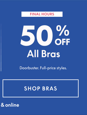 50% Off Bras