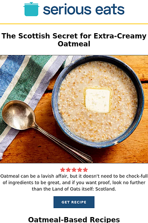 The Scottish Secret for Extra-Creamy Oatmeal