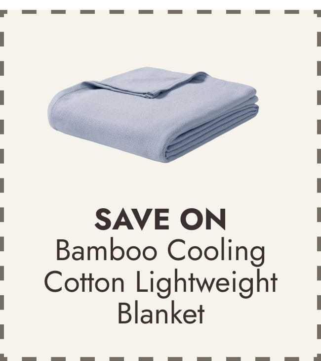 Chelsea Square Rayon from Bamboo Cooling Cotton Lightweight Blanket