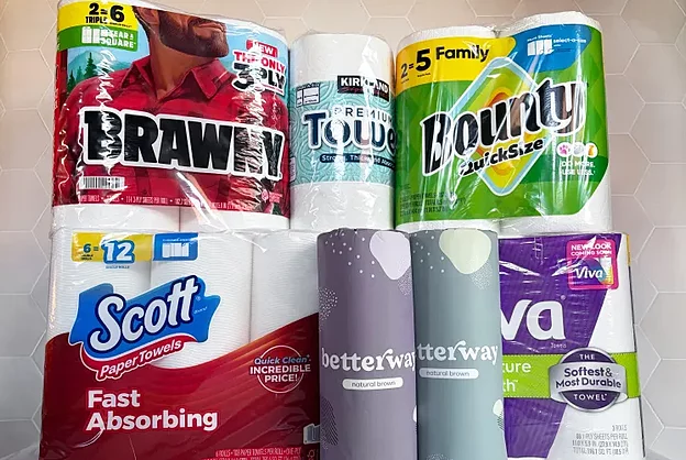 To Find the Best Paper Towels, I Cleaned Countertops, Dried Wine Glasses, and Scrubbed Stuck-On Messes