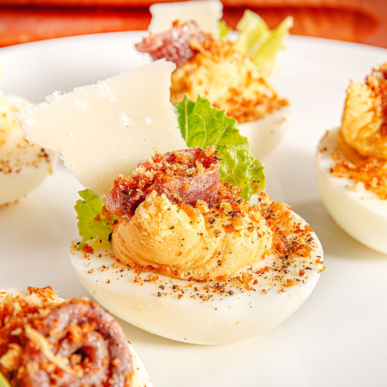 Meal with a heart icon in the upper right hand corner and a label that reads 'Saved!'