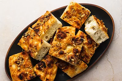 Roasted-Garlic Focaccia