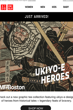 Just arrived: UKIYO-E HEROES