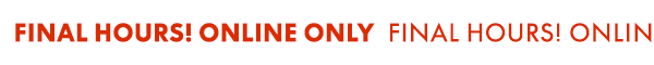 Final Hours Online Only