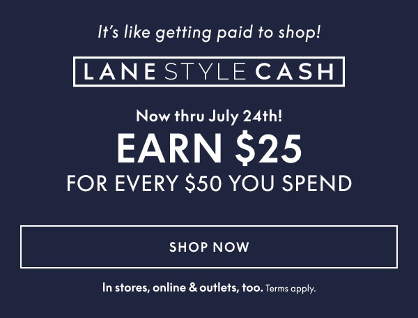 Earn $25 for Every $50 You Spend
