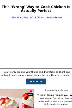 This 'Wrong' Way to Cook Chicken Is Actually Perfect