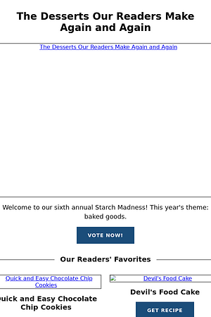 The Desserts Our Readers Make Again and Again