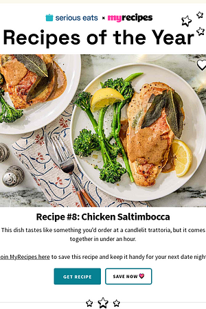 #8 Is Here: Chicken Saltimbocca