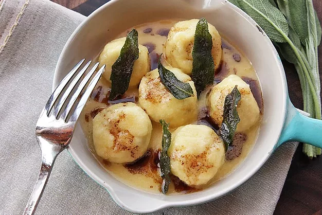 Ricotta and Black Pepper Gnudi